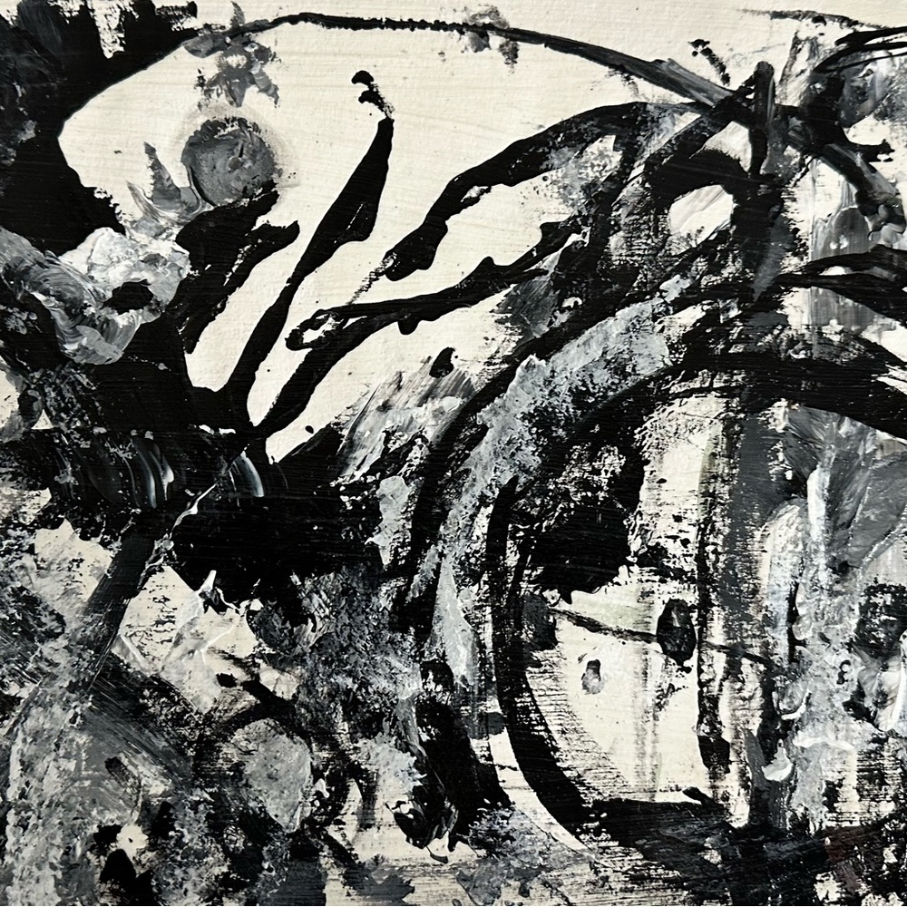 Abstract B&W Art Print by Jan Perez “SoCal Beaches” Collection “Sunset Cliffs”